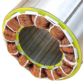 High copper slot fill for high torque density